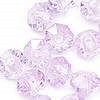 Faceted Rondelle Beads - Faceted Spacer Beads - LT AMETHYST - Rondelle Spacer Beads