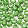 Glass Seed Beads - Green Op - Seed Beads - Rocaille Beads - E Beads - 