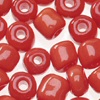 Glass E Beads - Red Op - 