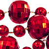 Red Mardi Gras Beads - Mardi Gras Throw Beads - Party Beads - Mardi Gras Necklace - Specialty Mardi Gras Beads - Parade Beads