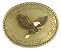 Belt Buckles - Bronze Colored Belt Buckles with Painted Eagle