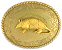 Bronze Colored Belt Buckles with Gold Armadillo