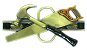 Brass Colored Carpenter's Tools Belt Buckle - Belt Buckles -