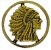 Gold Indian Head Belt Buckle Insert