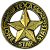 Antique Gold Texas Lone Star State Belt Buckle Insert