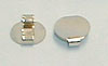 Round Bolo Slide - Nickel (silvertone) - Bolo Making Supplies - Bolo Supplies