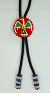 Bolo Ties - Red Indian Beaded