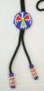 Bolo Ties - Dk Blue Indian Beaded
