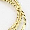 Bolo Tie Cord - Braided Bolo Cords - Metallic Gold - Bolo Tie Cord - Leather Cord - Braided Leather Cord - Bolo Tie Supplies