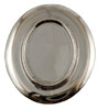 Oval Shaped Stone Enhancer Bolo Slide - Silvertone - Enhancer - Bolo Slide - Bolo Tie Slides - Bolo Slides