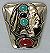 Bolo Tie Slides - Indian Head with Enamel