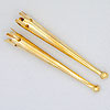 Smooth Tapered Bolo Tips - GOLDTONE - bolo tips -