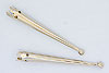Smooth Tapered Bolo Tips - SILVERTONE - bolo tips -