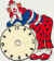 Clown Clock Face -  - Novelty Clock Faces - Novelty Clock Faces