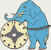 Elephant Clock Face -  - Novelty Clock Faces - Novelty Clock Faces