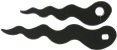 Wiggle Clock Hands - BLACK - Clock Hands - Clock Hands