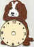 Puppy Clock Face -  - Novelty Clock Faces - Novelty Clock Faces