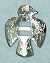 Thunderbird Shaped Western Conchos