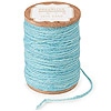 Spool of Colored Jute Twine - Light Blue - Jute Cord - Craft Cord - 
