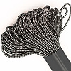 Needloft Metallic Cord - Black / Silver - Craft Cord - Jewelry Cord - 