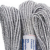2mm Cord - Metallic Cord - Silver Cording - Silver - Plastic Canvas Cord - Silver Metallic Cording - 