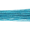 2mm Cord - Metallic Cord - Turquoise - Plastic Canvas Cord - Purple Metallic Cording - 