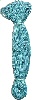 Darice Metallic Cord - Silver/Red/Green - - Metallic Cord