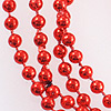 Red Wired Bead Garland - Beaded Garland - Pearl Garland