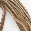 Suede Cord - Suede Lace - Suede String - Coffee - Bolo Tie Cord - Flat Leather Cord - Suede Necklace Cord