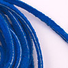 Suede Cord - Suede Lace - Suede String - Royal Blue - Bolo Tie Cord - Flat Leather Cord - Suede Necklace Cord