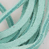 Suede Cord - Suede Lace - Suede String - Lt. Turquoise - Bolo Tie Cord - Flat Leather Cord - Suede Necklace Cord