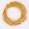 Metallic Paper Twist - GOLD - Christmas Garland - Star Garland - 4th of July Garland -