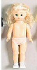 Doll Body with Hair - PLATINUM HAIR -  - Craft Dolls