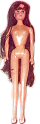 Fashion Doll Body with Long Hair - Black Hair - - Craft Dolls