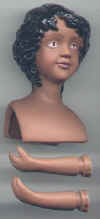 Vinyl Angel Head with hands