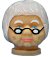 2" Grandma Doll Head - Doll Heads - Vinyl Doll Heads - Granny Doll Head