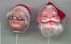 1 1/4" Mr. & Mrs. Santa Head - Santa Doll Heads - Plastic Santa Heads