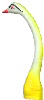 Soft Plastic Swan Head - YELLOW -  - Doll Heads