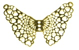 Gold or Silver Metal Wings