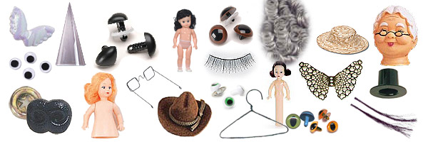 Craft Dolls - Doll Eyes - Doll Hats