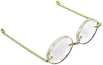 Doll Glasses Oval w/ Acrylic Lens - Clear - Doll Glasses - 