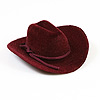 Mini Cowboy Hats - Burgundy - Cowboy Hat - 