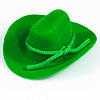 Miniature Cowboy Hats - Kelly Green - Cowboy Hat - Mini Western Hat - Mini Cowboy Hat - 