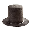 Stovepipe Top Hat - Mini Top Hats - Snowman Top Hat - Black - Mini Top Hat - Hat for Snowman
