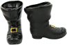 Santa Boots - Miniature Boots - Black - Santa Shoes - Doll Boots - Santa Claus Boots