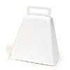 Cowbells - Cowbell with Handle - White - Cowbells - Small Cowbells - Cowbells for Crafts - 