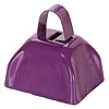 Cowbells - Cowbell with Handle - Purple - Cow Bells - Small Cowbells - Metal Cow bells - Cowbells for Crafts - 