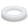 Styrofoam Wreath-Flat - White - Foam Wreath - 