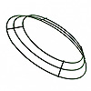 Wire Wreath Frame - Wreath Forms - Green - Wreath Supplies - Wreath Making Supplies - Wire Wreath Ring - 