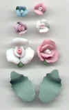 Porcelain Flowers - Porcelain Leaves - Artificial Leaves